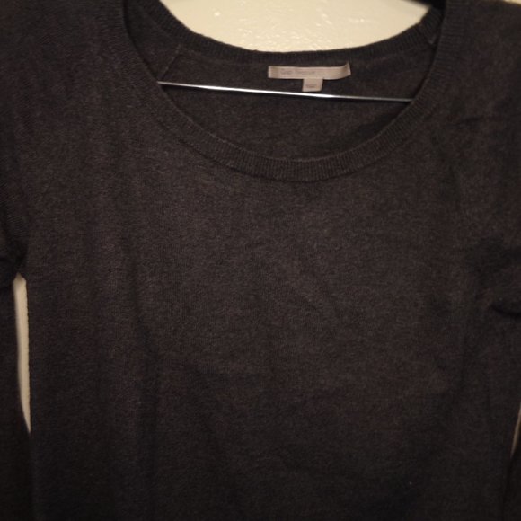 Gap Charcoal Grey Sofie Wool Blend Open Round Neck - Picture 2 of 8